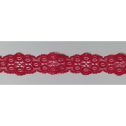Koronka elastyczna 3cm - czerwona (KR-E-64)