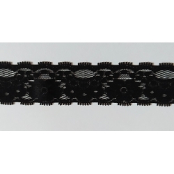 Koronka elastyczna 3,5cm - czarna (KR-E-68)